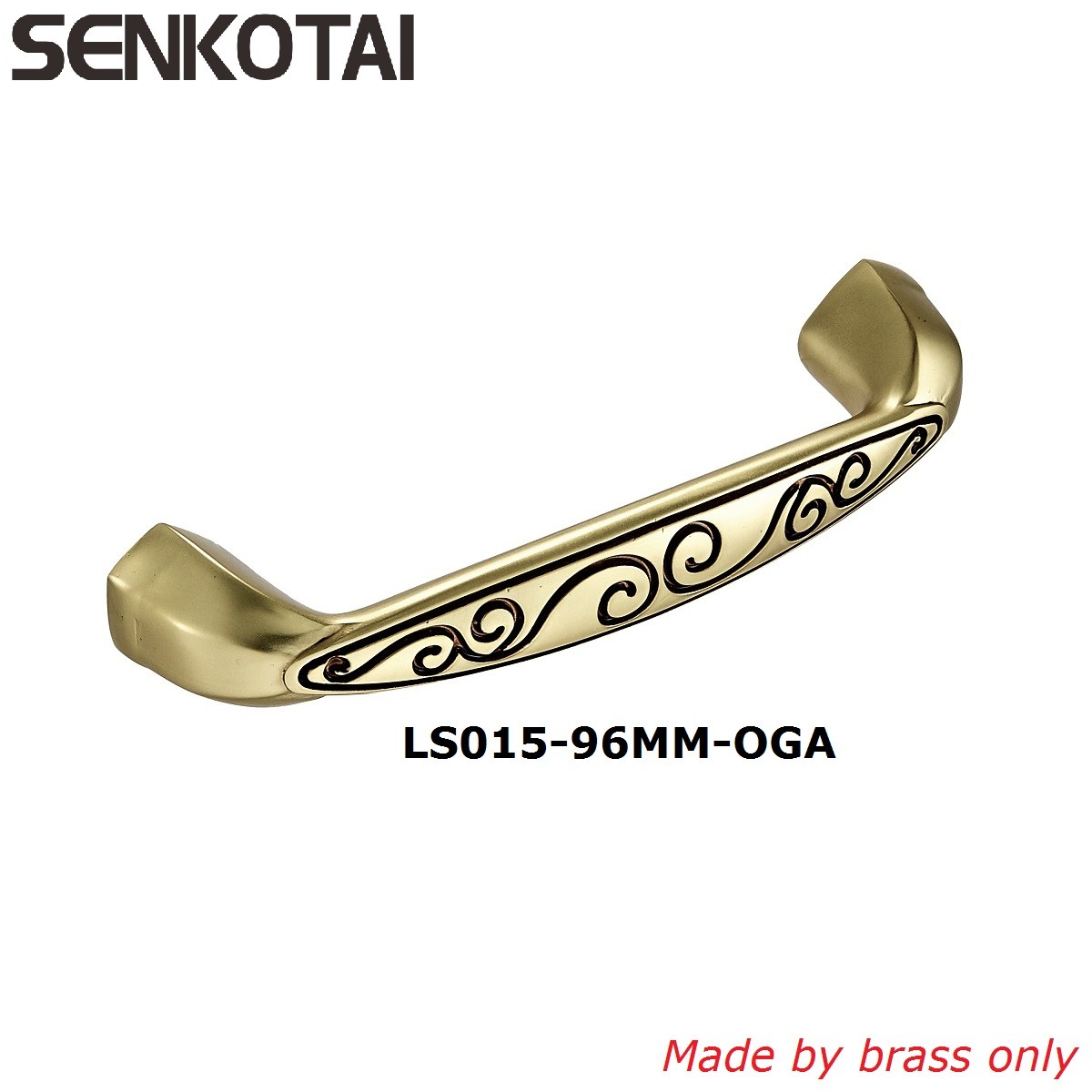 Solid Oil Rubbed Bronze Cabinet Hardware Handle Pull Antique Brass Flower Dresser Wardrobe
