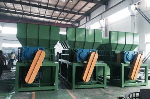 China Lianda Plastic BOPP Films Dual Shaft Shredder Machine wholesale