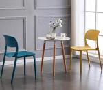 Nordic web celebrity dining chair modern simple book desk chair plastic