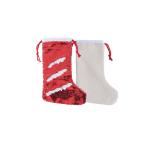 OEM Sequin Sublimation Christmas Stocking Blanks Sublimation Christmas