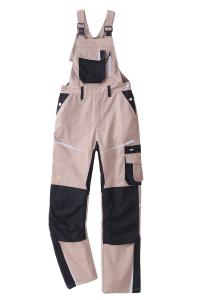 China Stretch Zone Men'S Cotton Bib Pants Delicate Embroidery wholesale