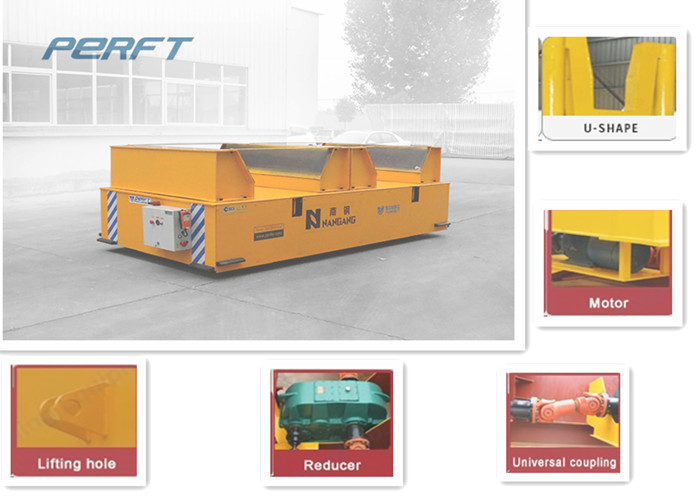 30 ton Heavy Duty Battery Operated Coil Transfer Car Electric Material Transportation