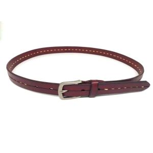 Cowhide 23mm Women's Fashion Leather Belts For Jeans
