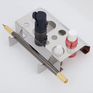 China Stainless Steel Permanent Makeup Ink Cup Holder / Tattoo Pen Holder wholesale