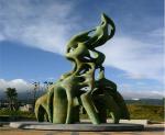 Large Outdoor Bronze Sculpture Handmade Casting Finish For Plaza Decoration