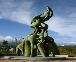 China Large Outdoor Bronze Sculpture Handmade Casting Finish For Plaza Decoration wholesale