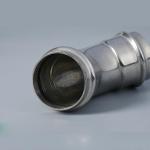 Stainless Steel Grooved Pipe Fittings DN50-DN300 With Polishing Treatment