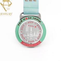 China Metel Alloy Custom Marathon Medals Enameled Sports Medallions wholesale