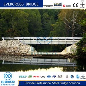 China OEM Steel Plate Girder Bridge 42m Steel Suspension Bridge Simple Structure wholesale