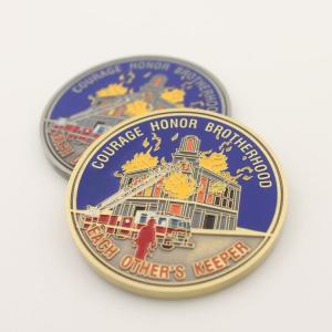 China Custom Logo 3D design challenge Coin metal gold plating coin wholesale