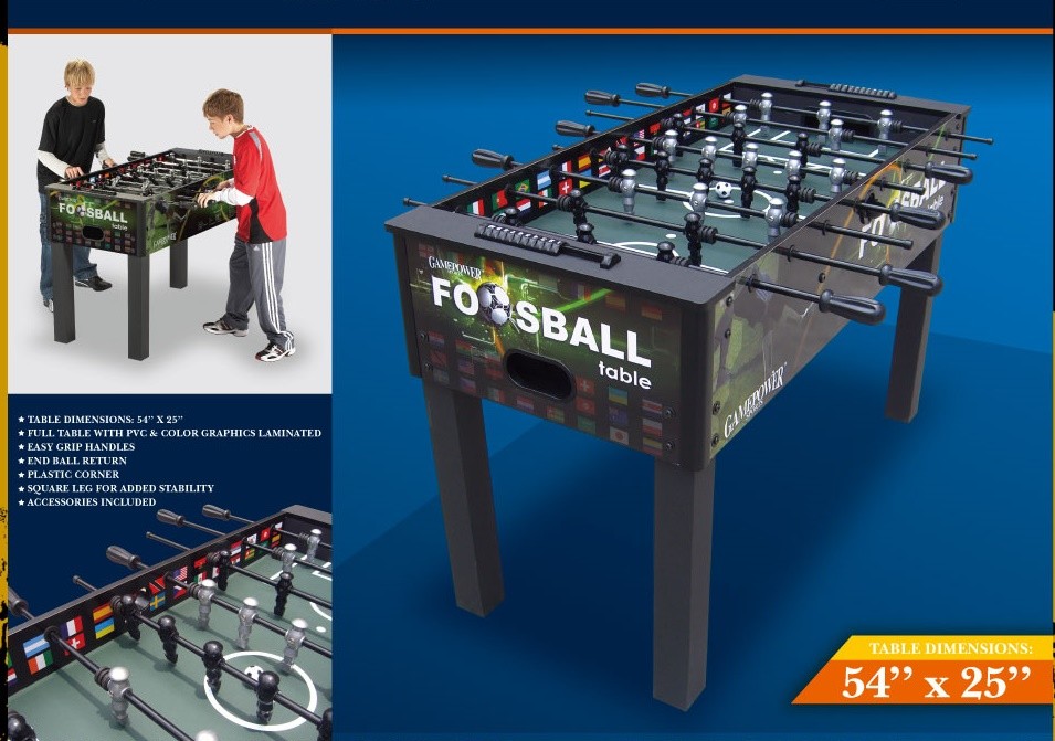Promotional Soccer Game Table Color Graphics Wooden Football Table For Family