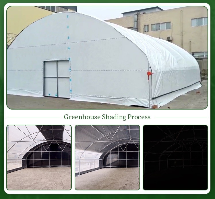 30ft Double Layer Film Greenhouse Light Deprivation Length 30-60m