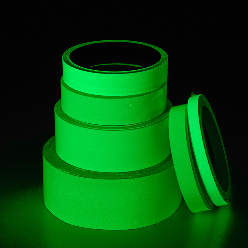 Self Adhesive PET PVC Acrylic Glow in The Dark Vinyl Roll Photoluminescent Vinyl 2-12 Hours