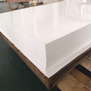 China 4 X 8ft Cast Acrylic Sheet White 3mm For Shower Room wholesale