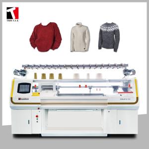 China 72 Inch Three System Flat Knitting Machine Jacquard 10G wholesale