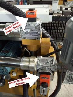 CNC 10-Axis Automatic Glass Linear Beveling Machine