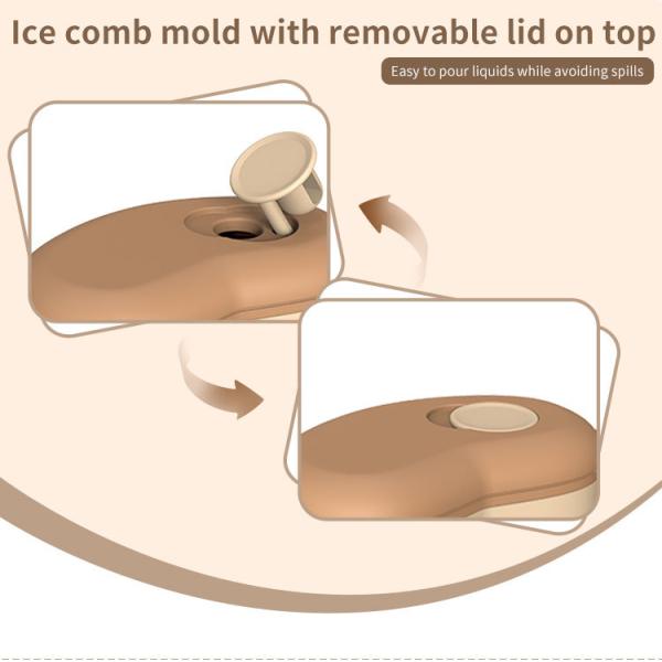 Ice Therapy Scalp Massager – Reusable Cooling Hair Brush For Men, Women & Kids | OEM Silicone Brush For Hair Salons, Gift Sets, Spa & Home Use