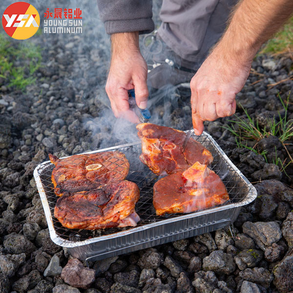 Disposable Grilling Trays Instant Charcoal Grill One Time Use Throw Away Grill