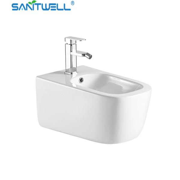 SWJ0231 Bathroom WC pan White Wall Hung Bidet 510*350*320 mm size , Floor