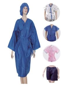 China 30gsm Massage Salon Disposable Sauna Suits wholesale