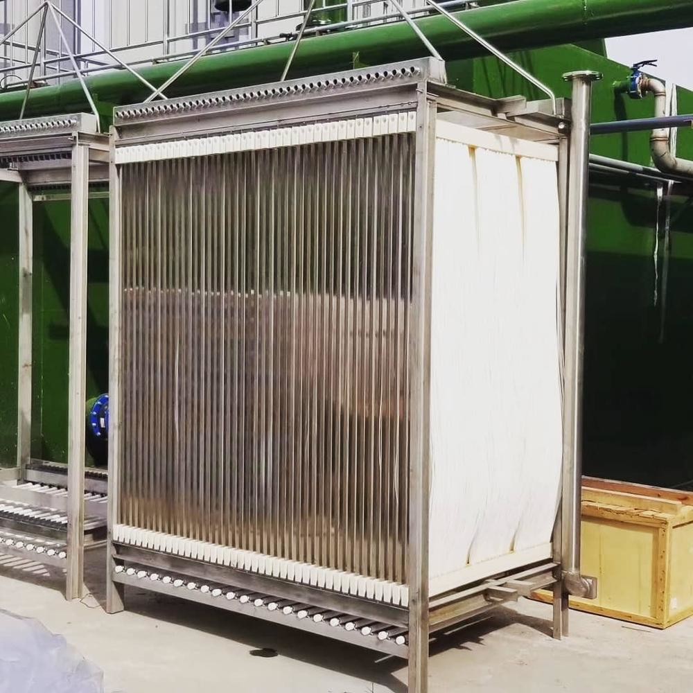 High Flux MBR Membrane Bioreactor Sewage Treatment 0.2mm Pore Diamater