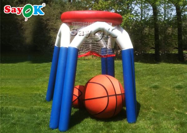 Custom Inflatable Sports Games Monster Outdoor Shooting Basketball Game With Air
