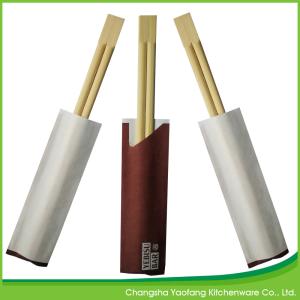 China Disposable 21cm Twins Bamboo Chopsticks wholesale