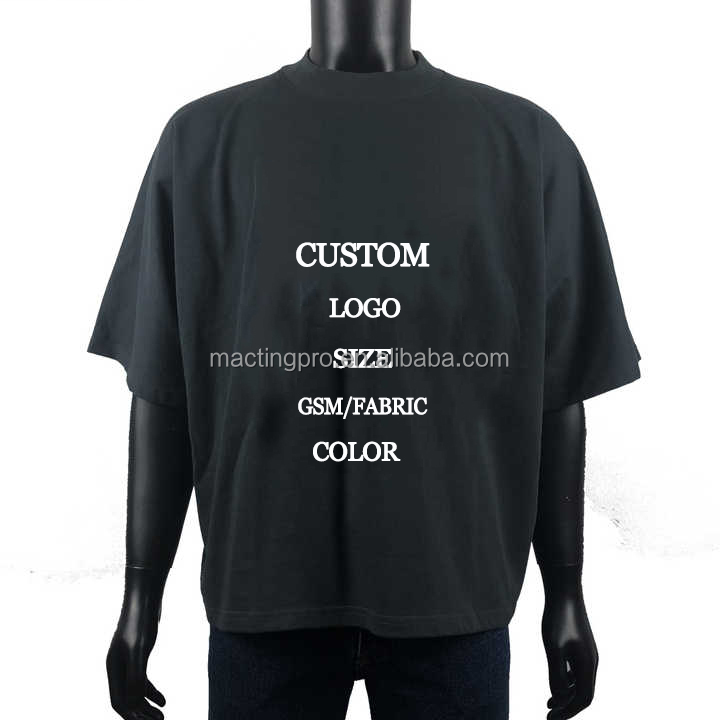 Customized Fabric Weight 250 Grams 3d Printed Cropped T-shirt and hoodies Sweatshirt for Men