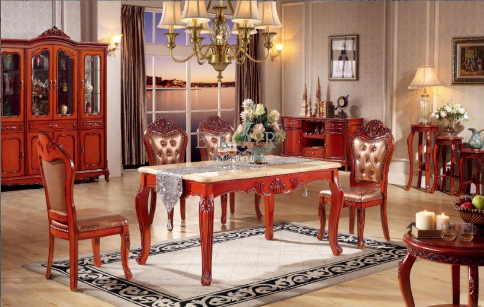 Living Room Antique Carved Console Table With Drawer