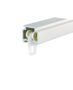 China White Color 1.2mm Thick 6700mm Length Aluminum Curtain Track White Color wholesale