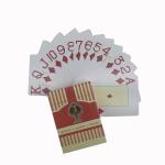 0.32mm Plastic Poker Cards SGS Custom Logo Playing Cards