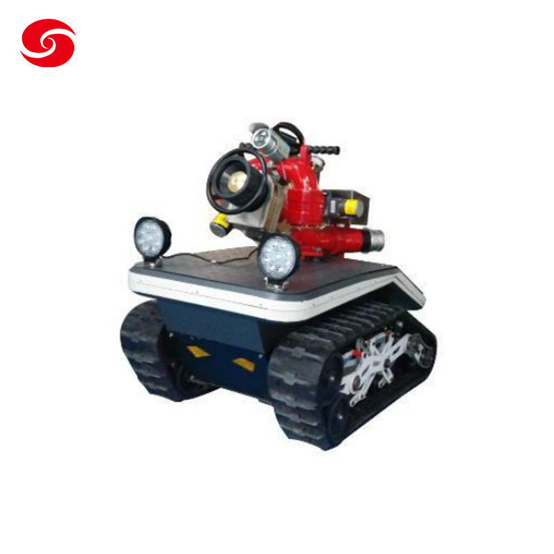 Fire Safety Remote Control Tracked Vehicle Chassis Fire Fighting Robot