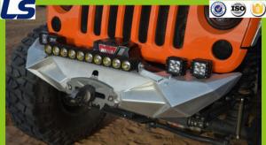 China Jeep Wrangler JK Aggressive Black Front and Rear Steel Bumper wholesale