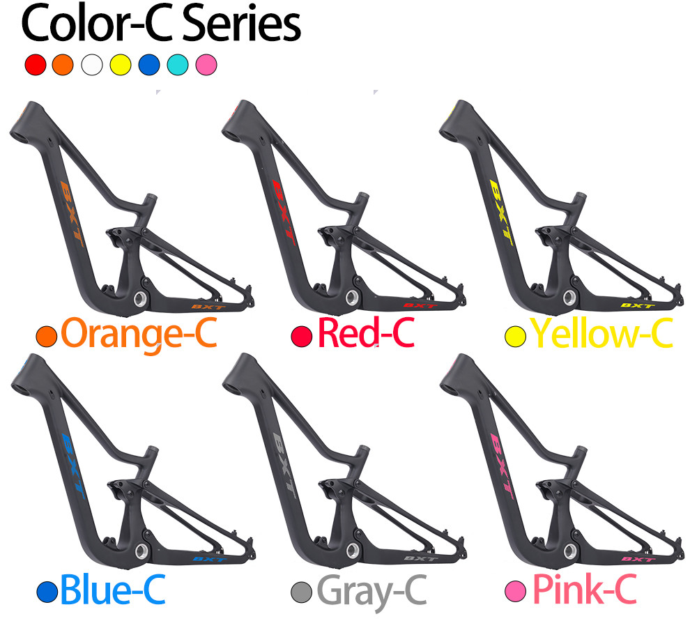 XC Carbon Full Suspension Frame 24 Kids MTB Bike Frame