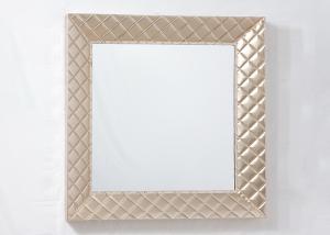 China 3D Square Accent Metal Wall Art Mirror wholesale