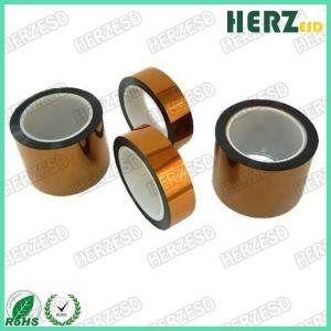 China Length 33m ESD Warning Tape , ESD Kapton Tape High Temperature Resistance wholesale