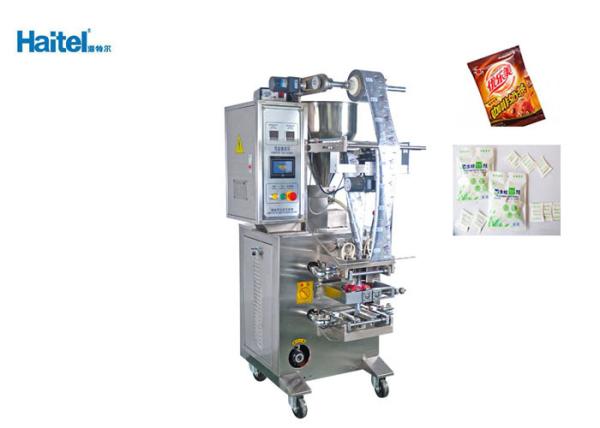 Back Sealing Vertical Filling Machine , Stainless Steel Fill Seal Packaging
