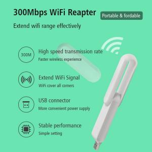 China Pocket Foldable 300Mbps Wireless 2.4G Signal Amplifier wholesale