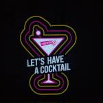 Purple Rohs Neon Word Lights 110vac Adaptor Indoor Neon Sign