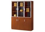Wooden Lockable Office File Cabinets Light Cherry Color With Swing Door