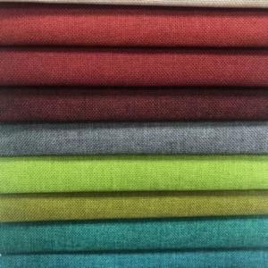 China Hometextile Upholstery Linen Sofa Fabric Warp Knitted Custom Modern Style wholesale