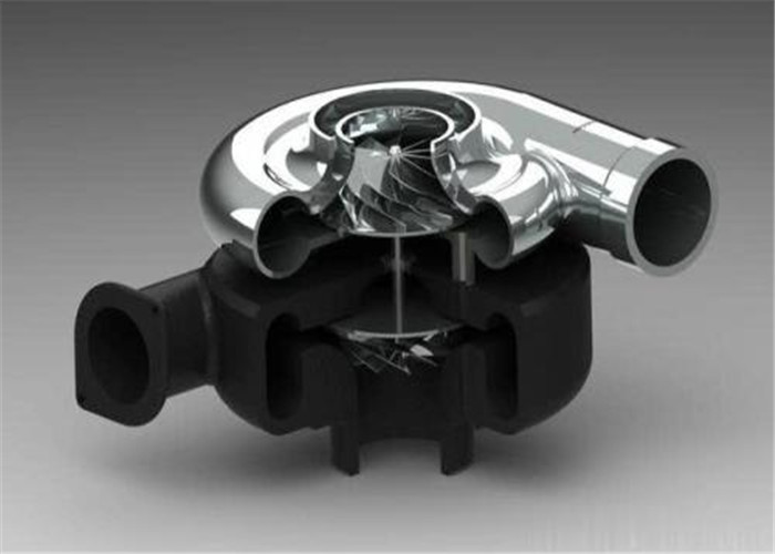 Turbo Body Iron 450-10 Precision Metal Casting Quenching Heat Treatment Grey