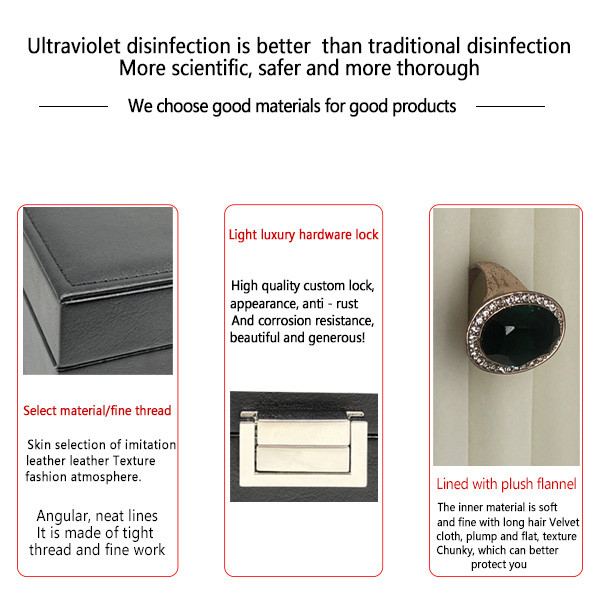 ODM PU Leather 30*20*10cm Jewelry Sterilization Case