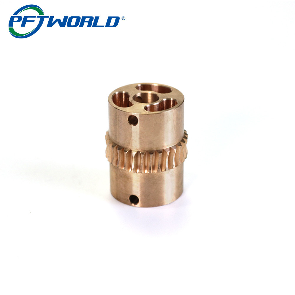 Custom Precision CNC Machining Milling Turning Brass Bronze Parts Worm Gear