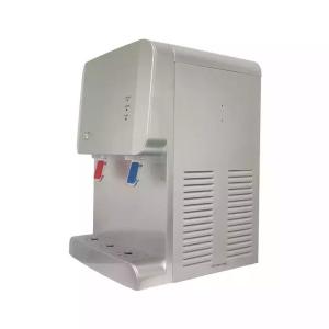 China Plastic ABS Desktop Water Cooler Dispenser Silver Painting 112W Cooling wholesale