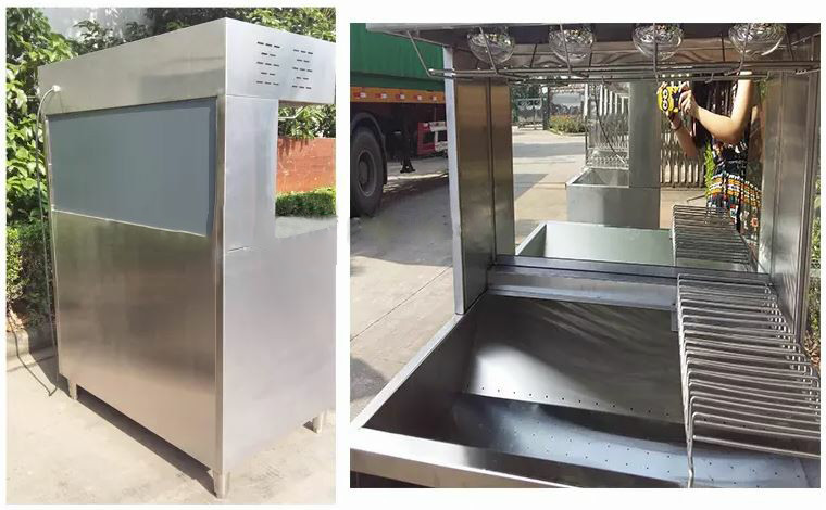 60cm Width French Fries Chips Display Warmer 304SUS Material