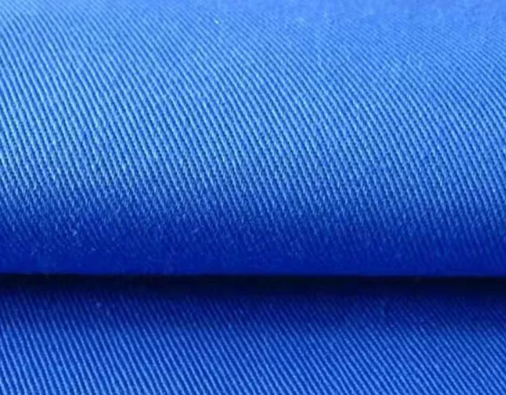 Stiff Elastic Anti Static Fabric 110g/M TC Cloth Material Plain Weave Air Permeability