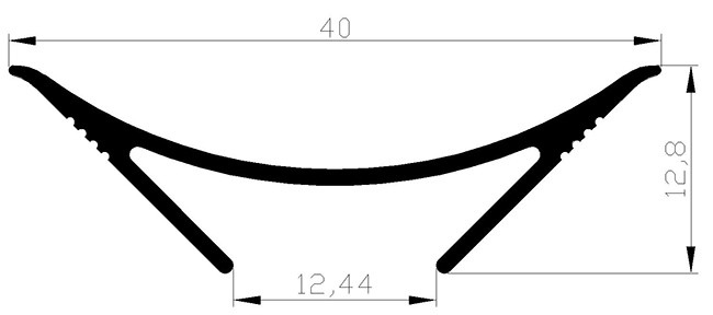 Chrome Metal Internal Corner Tile Trim For Joining Wall To Counter OEM ODM