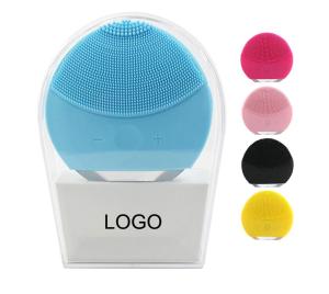 China Waterproof Beauty Facial Cleansing Brush Set Silicone Face Scrubber wholesale