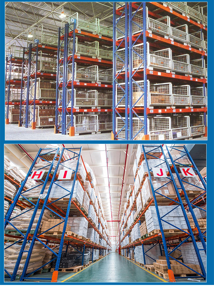 Q235 Customized Adjustable Leveling Feet Warehouse Pallet Racking Easy To Install